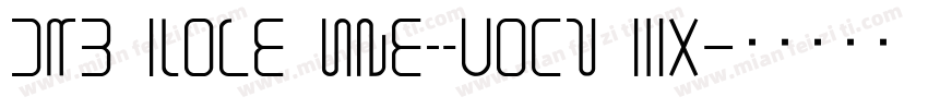 URW Form SemiCond Ex字体转换